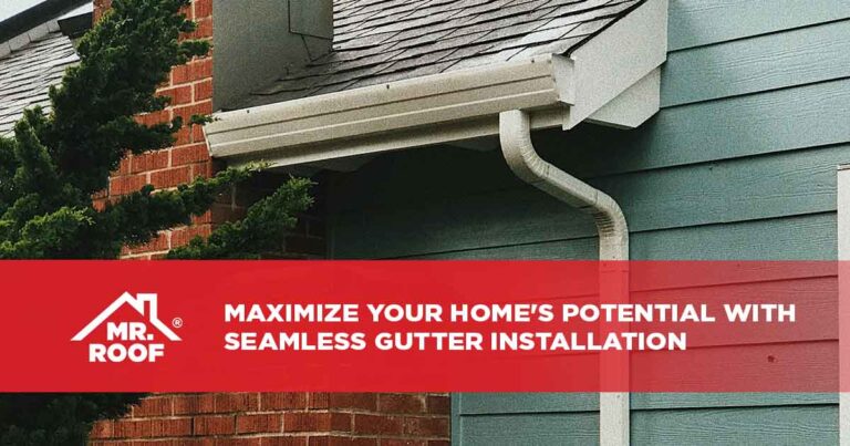 Seamless Gutter Installation - Mr. Roof